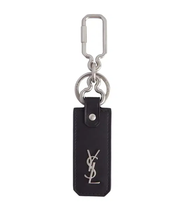 Saint Laurent Cassandre  leather keychain