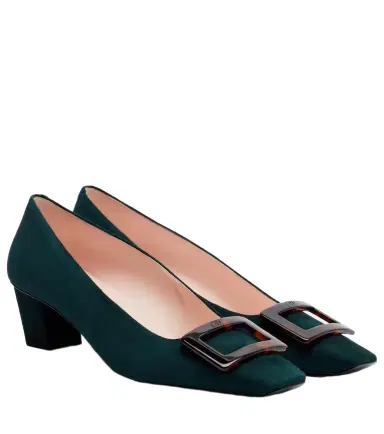 Roger Vivier Belle Vivier 45 suede pumps | Thumbnail 1