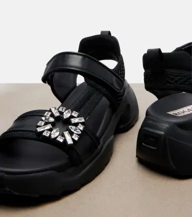 Roger Vivier Viv' Run embellished sandals | Thumbnail 4 Roger Vivier Viv' Run embellished sandals | Thumbnail 4