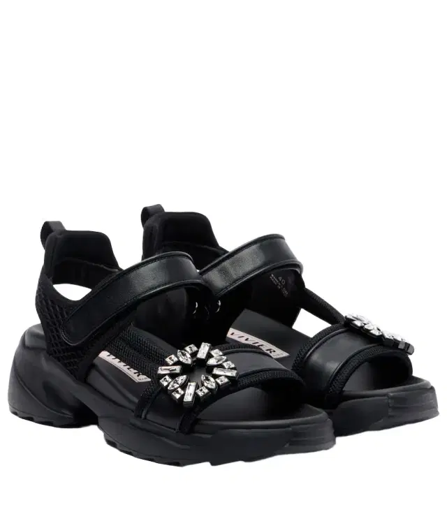 Roger Vivier Viv' Run embellished sandals