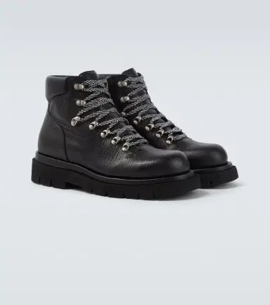 Bottega Veneta Lug leather lace-up boots | Thumbnail 2