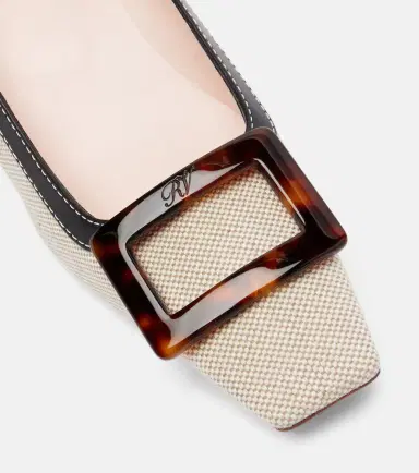 Roger Vivier Belle Vivier 45 canvas pumps | Thumbnail 2 Roger Vivier Belle Vivier 45 canvas pumps | Thumbnail 2