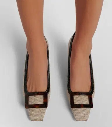 Roger Vivier Belle Vivier 45 canvas pumps | Thumbnail 6 Roger Vivier Belle Vivier 45 canvas pumps | Thumbnail 6