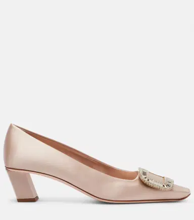 Roger Vivier Belle Vivier 45 embellished satin pumps | Thumbnail 2