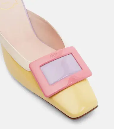 Roger Vivier Belle Vivier 60 patent leather wedge mules | Thumbnail 2 Roger Vivier Belle Vivier 60 patent leather wedge mules | Thumbnail 2