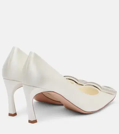Roger Vivier Trompette 70 embellished satin pumps | Thumbnail 2
