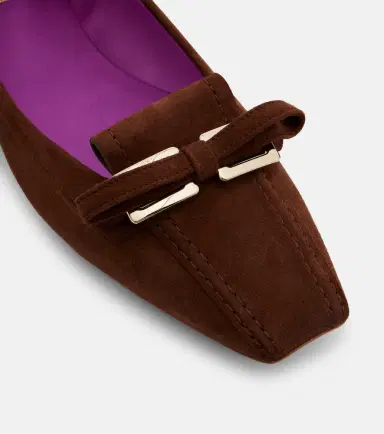 Roger Vivier Trompette suede ballet flats | Thumbnail 4