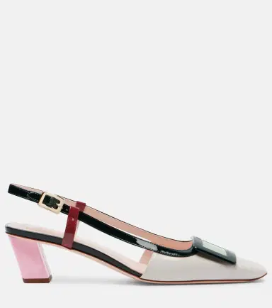 Roger Vivier Belle Vivier 45 leather slingback pumps | Thumbnail 2 Roger Vivier Belle Vivier 45 leather slingback pumps | Thumbnail 2