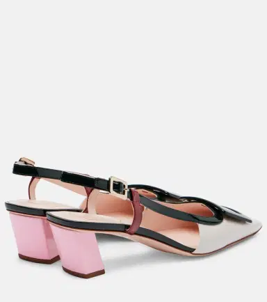 Roger Vivier Belle Vivier 45 leather slingback pumps | Thumbnail 3 Roger Vivier Belle Vivier 45 leather slingback pumps | Thumbnail 3