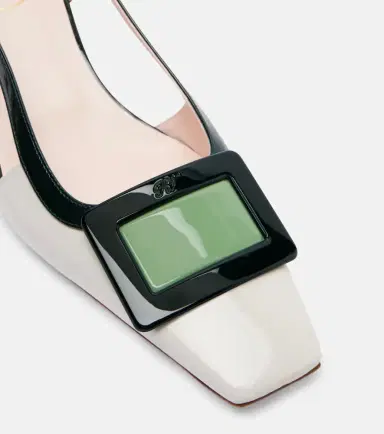Roger Vivier Belle Vivier 45 leather slingback pumps | Thumbnail 4 Roger Vivier Belle Vivier 45 leather slingback pumps | Thumbnail 4