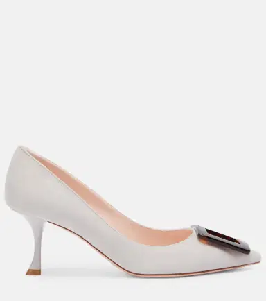 Roger Vivier Viv' in The City suede pumps | Thumbnail 4