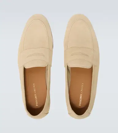 Frescobol Carioca Leme suede penny loafers | Thumbnail 2