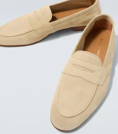 Frescobol Carioca Leme suede penny loafers | Thumbnail 5