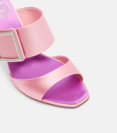 Roger Vivier Trompette 85 embellished satin mules | Thumbnail 2
