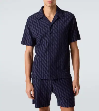Frescobol Carioca Roberto cotton-blend terry cuban shirt | Thumbnail 5 Frescobol Carioca Roberto cotton-blend terry cuban shirt | Thumbnail 5