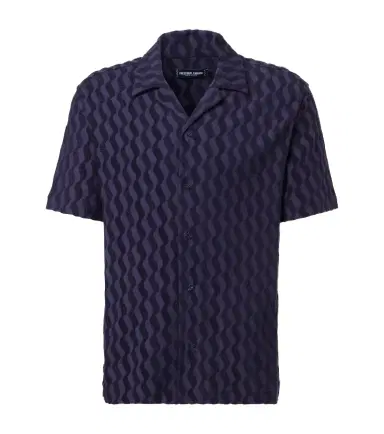 Frescobol Carioca Roberto cotton-blend terry cuban shirt | Thumbnail 1 Frescobol Carioca Roberto cotton-blend terry cuban shirt | Thumbnail 1