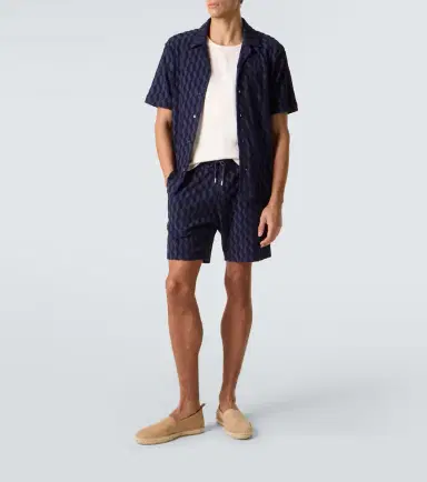 Frescobol Carioca Augusto cotton-blend terry shorts | Thumbnail 3