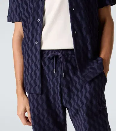 Frescobol Carioca Augusto cotton-blend terry shorts | Thumbnail 6