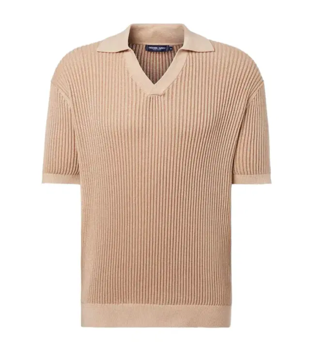 Frescobol Carioca Rino cotton and cashmere polo shirt