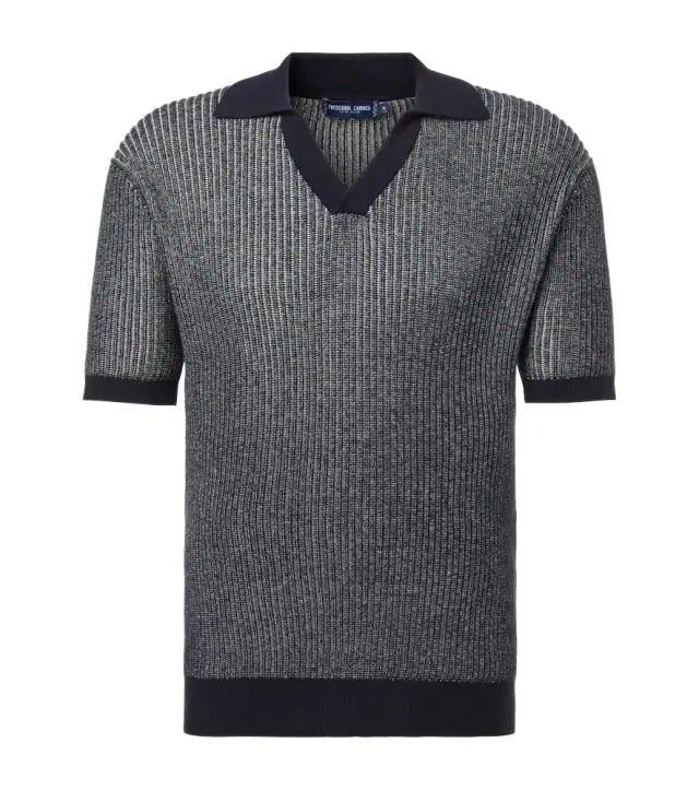 Frescobol Carioca Rino cotton and cashmere polo shirt