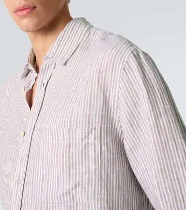 Frescobol Carioca Telles striped linen shirt | Thumbnail 6 Frescobol Carioca Telles striped linen shirt | Thumbnail 6