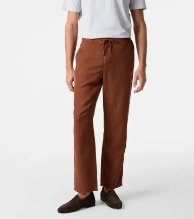 Frescobol Carioca Mendes herringbone straight pants | Thumbnail 4