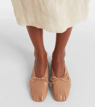 Magda Butrym Leather ballet flats | Thumbnail 6