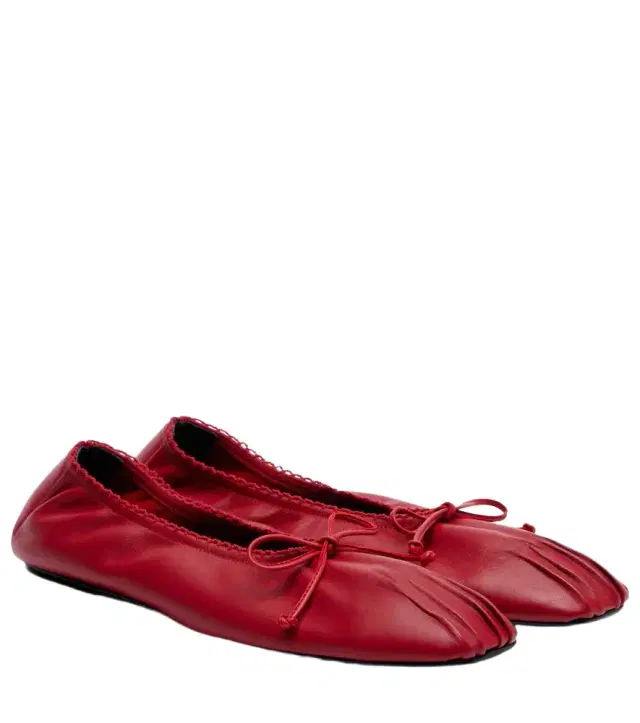Magda Butrym Bow-detail leather ballet flats
