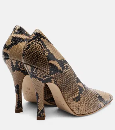 Magda Butrym 115 snake-effect leather pumps | Thumbnail 4