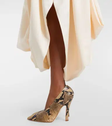 Magda Butrym 115 snake-effect leather pumps | Thumbnail 6