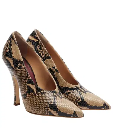 Magda Butrym 115 snake-effect leather pumps | Thumbnail 1