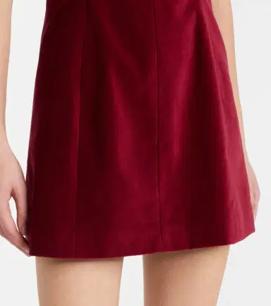 Markarian Brooke cotton velvet minidress | Thumbnail 3