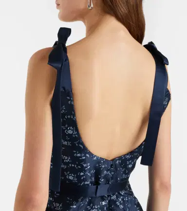 Markarian Acacia floral brocade corset dress | Thumbnail 6