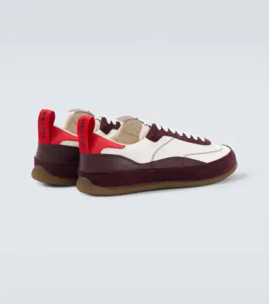 Alexander McQueen EC1 suede-trimmed leather sneakers | Thumbnail 3