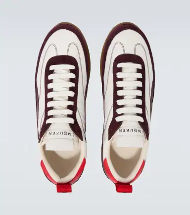 Alexander McQueen EC1 suede-trimmed leather sneakers | Thumbnail 4