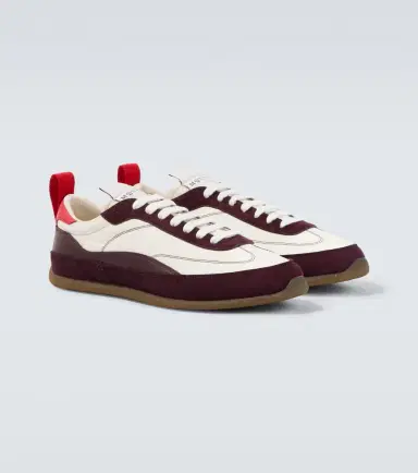 Alexander McQueen EC1 suede-trimmed leather sneakers | Thumbnail 6