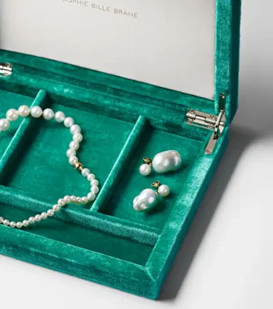 Sophie Bille Brahe Trésor velvet jewelry box | Thumbnail 4
