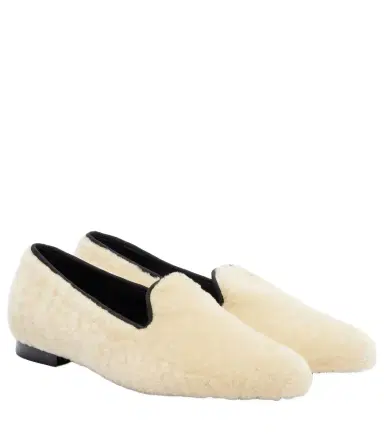 Toteme Shearling loafers | Thumbnail 1