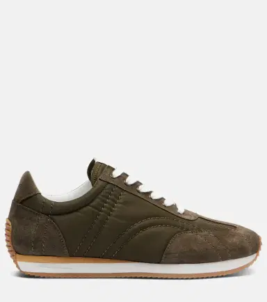 TOTEME Sport suede-trimmed sneakers | Thumbnail 3 TOTEME Sport suede-trimmed sneakers | Thumbnail 3