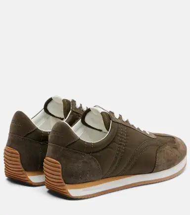 TOTEME Sport suede-trimmed sneakers | Thumbnail 4 TOTEME Sport suede-trimmed sneakers | Thumbnail 4