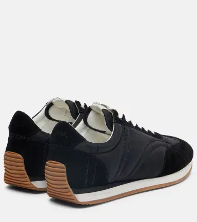 TOTEME Sport suede-trimmed sneakers | Thumbnail 3 TOTEME Sport suede-trimmed sneakers | Thumbnail 3