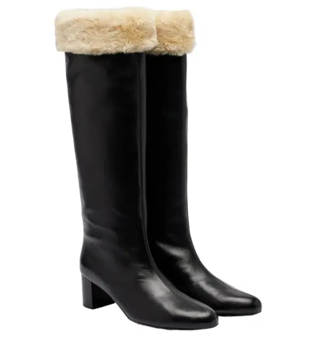Downtown leather knee-high boots