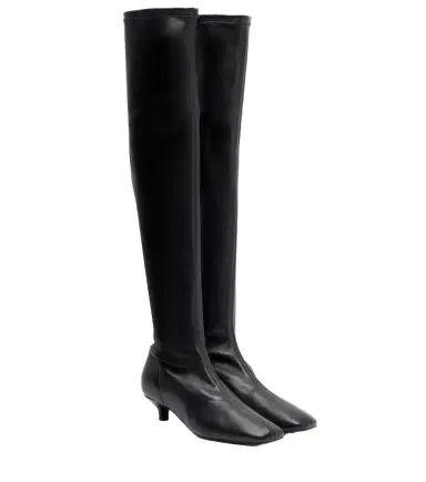 TOTEME Day leather over-the-knee boots | Thumbnail 1