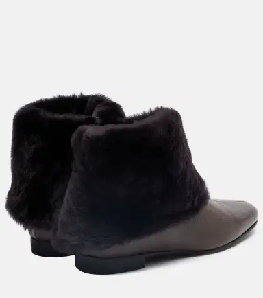 TOTEME Shearling-lined leather ankle boots | Thumbnail 2