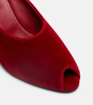 TOTEME Velvet wedge mules | Thumbnail 4 TOTEME Velvet wedge mules | Thumbnail 4