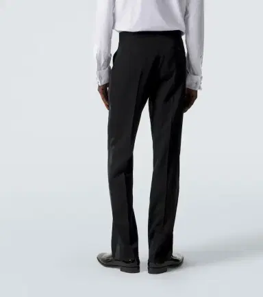 Burberry Wool grain de poudre tuxedo pants | Thumbnail 6