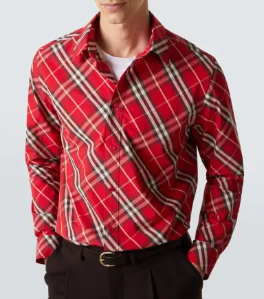 Burberry Checked cotton shirt | Thumbnail 4