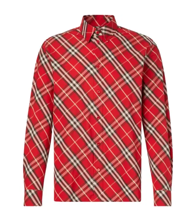 Checked cotton shirt