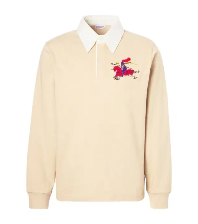 Burberry EKD cotton polo sweater