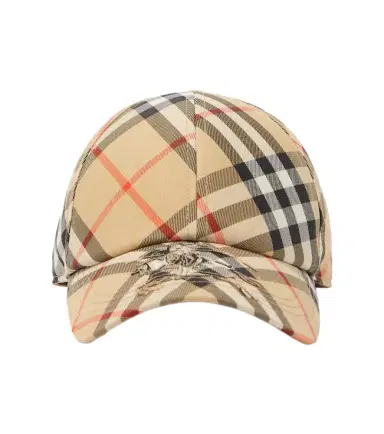 Burberry Check twill baseball cap | Thumbnail 1 Burberry Check twill baseball cap | Thumbnail 1